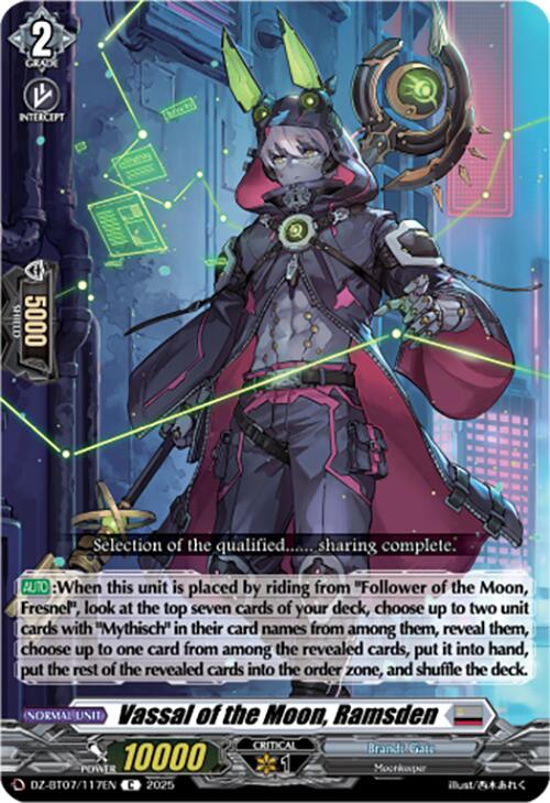 Vassal of the Moon, Ramsden (DZ-BT07/117EN) [DZ-BT07: Moon Fangs & Cerulean Blaze] | Total Play