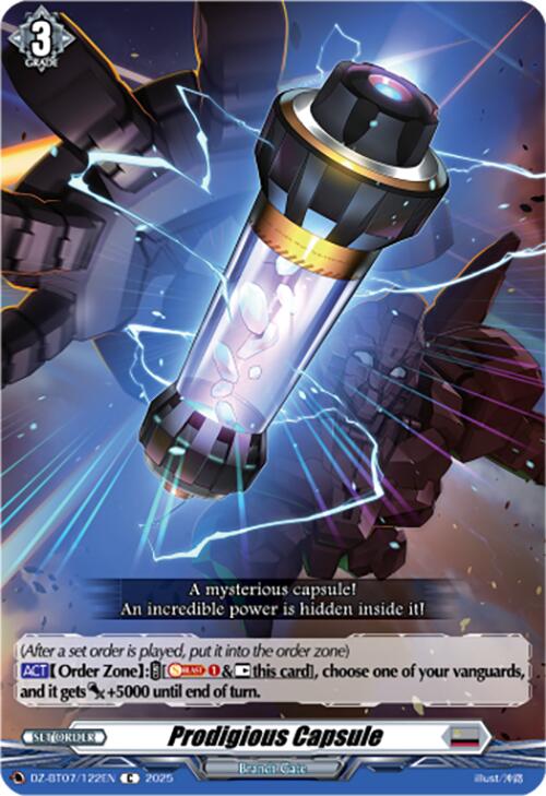 Prodigious Capsule (DZ-BT07/122EN) [DZ-BT07: Moon Fangs & Cerulean Blaze] | Total Play