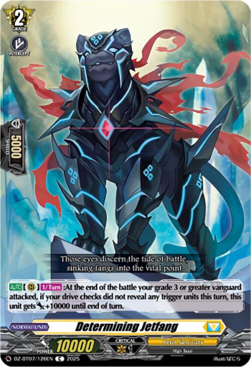 Determining Jetfang (DZ-BT07/126EN) [DZ-BT07: Moon Fangs & Cerulean Blaze] | Total Play