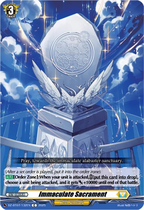 Immaculate Sacrament (DZ-BT07/132EN) [DZ-BT07: Moon Fangs & Cerulean Blaze] | Total Play