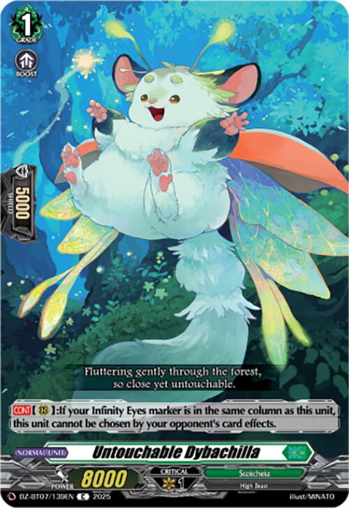 Untouchable Dybachilla (DZ-BT07/139EN) [DZ-BT07: Moon Fangs & Cerulean Blaze] | Total Play