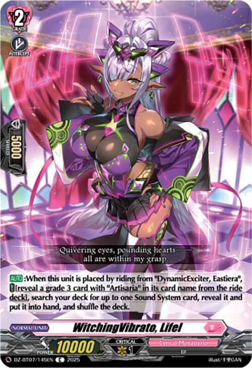 WitchingVibrato, Lifel (DZ-BT07/145EN) [DZ-BT07: Moon Fangs & Cerulean Blaze] | Total Play