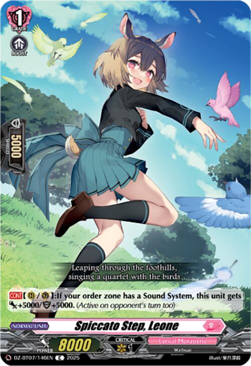 Spiccato Step, Leone (DZ-BT07/146EN) [DZ-BT07: Moon Fangs & Cerulean Blaze] | Total Play