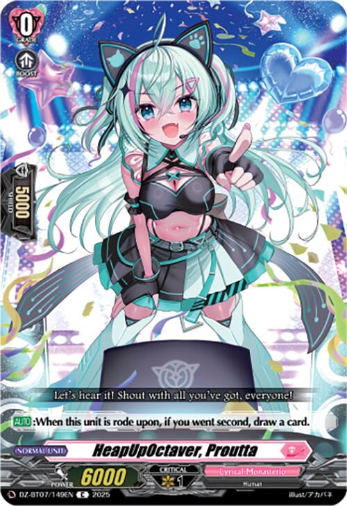 HeapUpOctaver, Proutta (DZ-BT07/149EN) [DZ-BT07: Moon Fangs & Cerulean Blaze] | Total Play