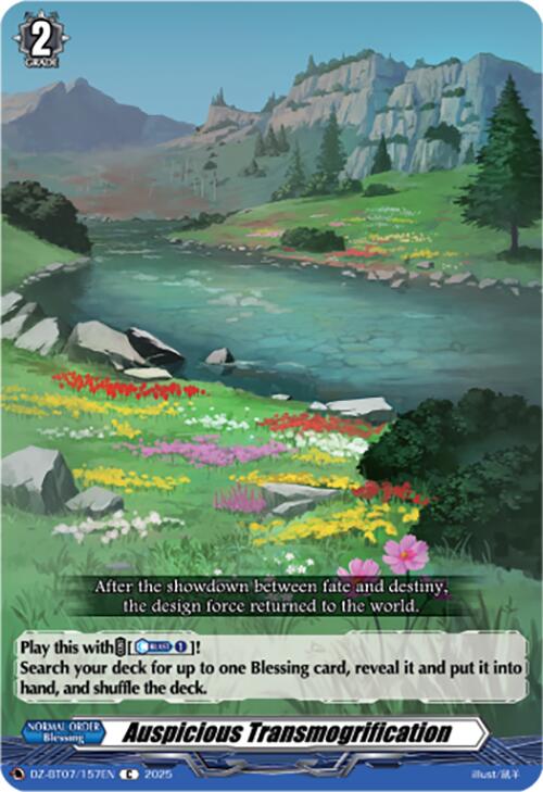 Auspicious Transmogrification (DZ-BT07/157EN) [DZ-BT07: Moon Fangs & Cerulean Blaze] | Total Play