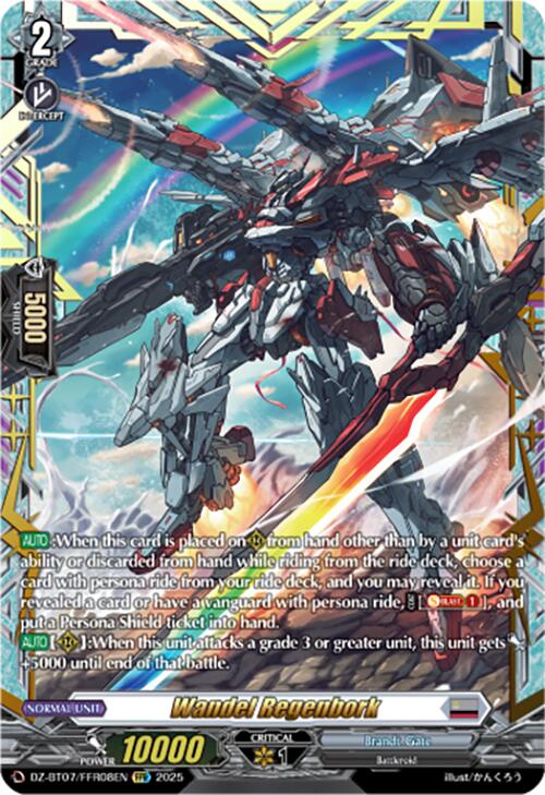 Wandel Regenbork (DZ-BT07/FFR08EN) [DZ-BT07: Moon Fangs & Cerulean Blaze] | Total Play