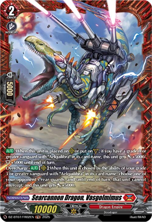 Searcannon Dragon, Vasgolmimus (DZ-BT07/FR02EN) [DZ-BT07: Moon Fangs & Cerulean Blaze] | Total Play