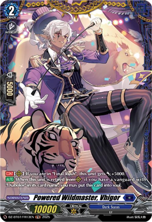 Powered Wildmaster, Vhigor (DZ-BT07/FR13EN) [DZ-BT07: Moon Fangs & Cerulean Blaze] | Total Play