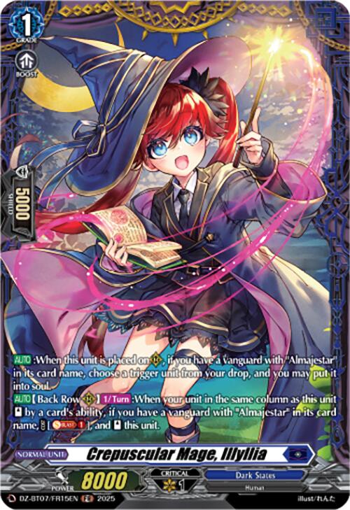 Crepuscular Mage, Illyllia (DZ-BT07/FR15EN) [DZ-BT07: Moon Fangs & Cerulean Blaze] | Total Play