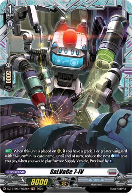 SaLVaGe 7-IV (DZ-BT07/FR22EN) [DZ-BT07: Moon Fangs & Cerulean Blaze] | Total Play