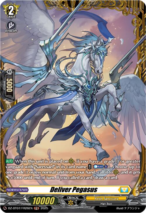 Deliver Pegasus (DZ-BT07/FR26EN) [DZ-BT07: Moon Fangs & Cerulean Blaze] | Total Play