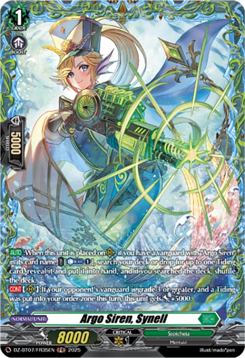 Argo Siren, Synell (DZ-BT07/FR35EN) [DZ-BT07: Moon Fangs & Cerulean Blaze] | Total Play