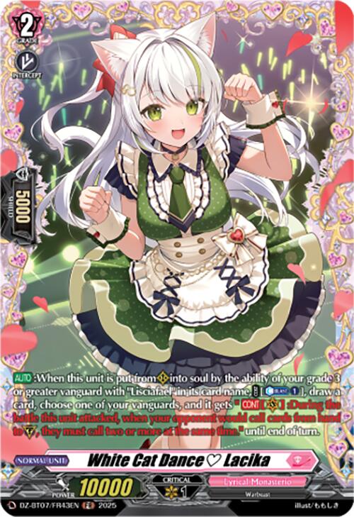 White Cat Dance Lacika (DZ-BT07/FR43EN) [DZ-BT07: Moon Fangs & Cerulean Blaze] | Total Play