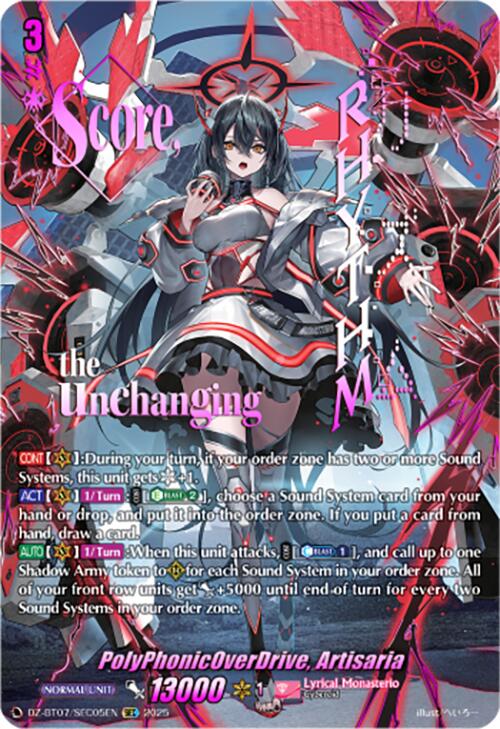 PolyPhonicOverDrive, Artisaria (DZ-BT07/SEC05EN) [DZ-BT07: Moon Fangs & Cerulean Blaze] | Total Play