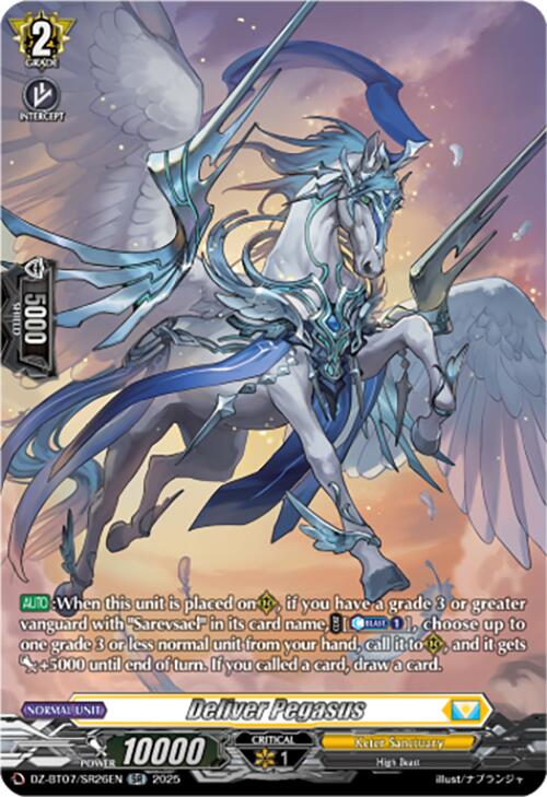 Deliver Pegasus (DZ-BT07/SR26EN) [DZ-BT07: Moon Fangs & Cerulean Blaze] | Total Play