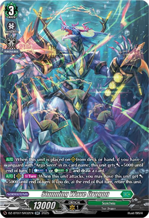 Stunning Wave Dragon (DZ-BT07/SR32EN) [DZ-BT07: Moon Fangs & Cerulean Blaze] | Total Play
