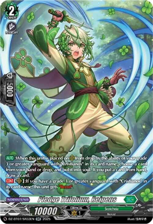 Pledge Trifolium, Reipens (DZ-BT07/SR33EN) [DZ-BT07: Moon Fangs & Cerulean Blaze] | Total Play