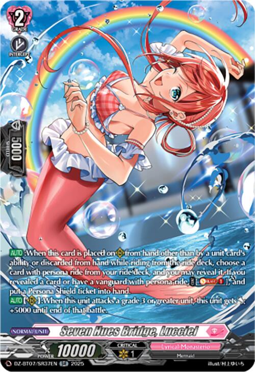 Seven Hues Bridge, Lucciel (DZ-BT07/SR37EN) [DZ-BT07: Moon Fangs & Cerulean Blaze] | Total Play