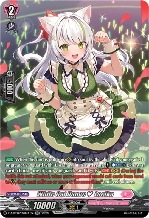 White Cat Dance Lacika (DZ-BT07/SR41EN) [DZ-BT07: Moon Fangs & Cerulean Blaze] | Total Play