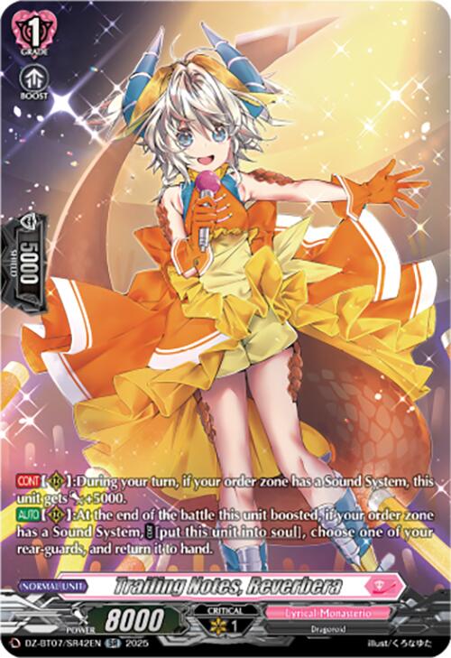 Trailing Notes, Reverbera (DZ-BT07/SR42EN) [DZ-BT07: Moon Fangs & Cerulean Blaze] | Total Play