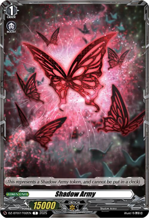 Shadow Army (DZ-BT07/T02EN) [DZ-BT07: Moon Fangs & Cerulean Blaze] | Total Play