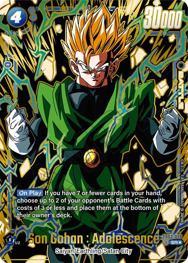 Son Gohan : Adolescence (Alternate Art) [Raging Roar] | Total Play
