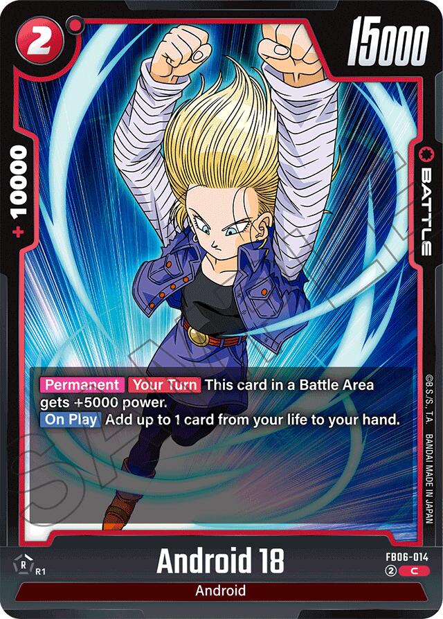 Android 18 (FB06-014) [Rivals Clash] | Total Play
