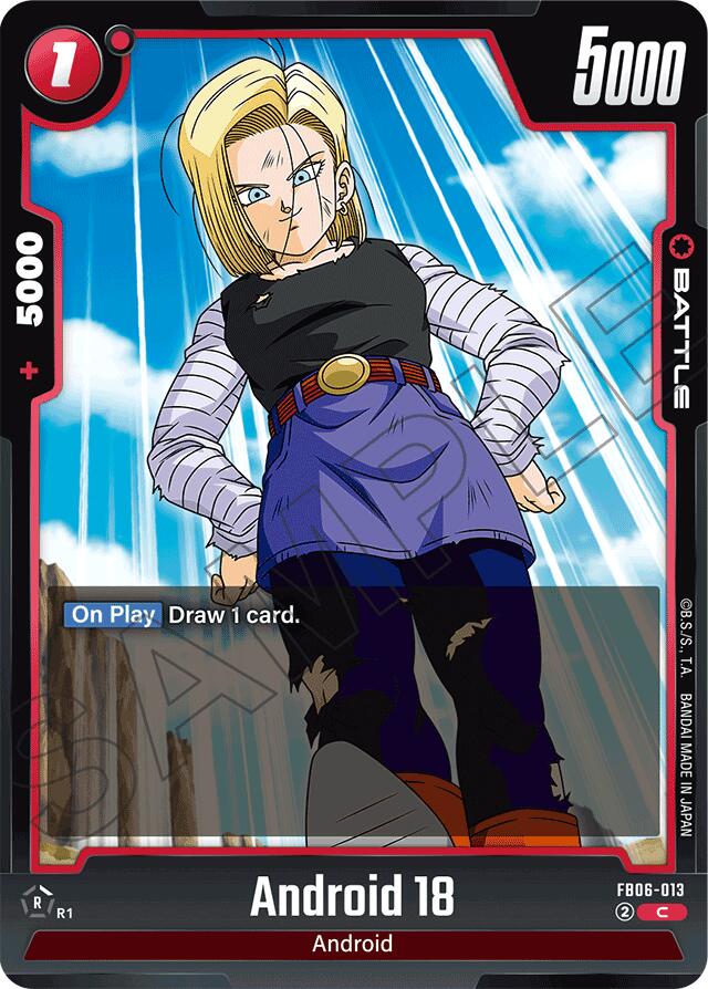Android 18 (FB06-013) [Rivals Clash] | Total Play