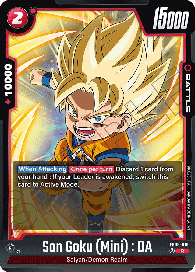 Son Goku (Mini) : DA - (FB06-018) [Rivals Clash] | Total Play