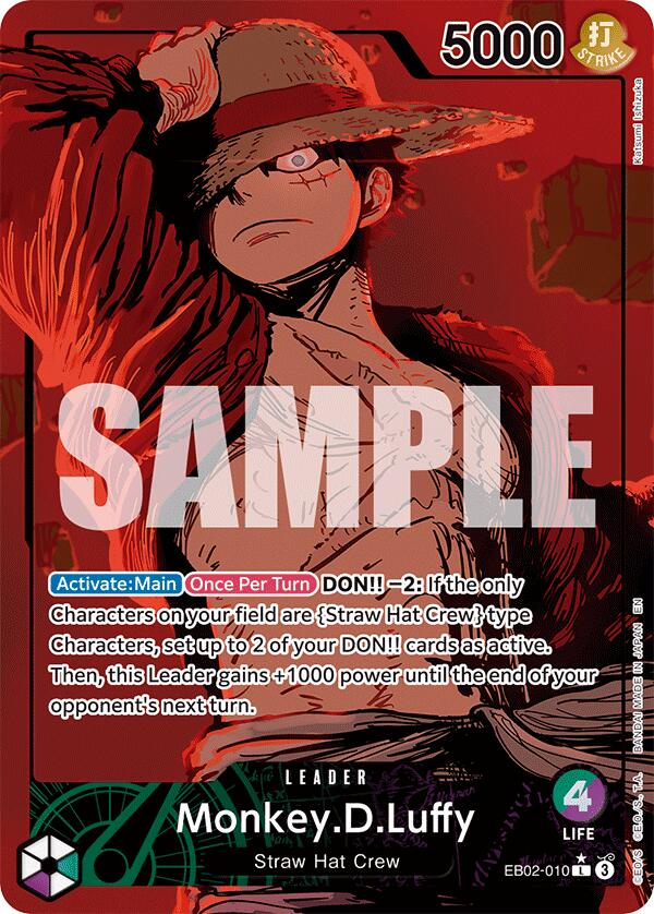 Monkey.D.Luffy (010) (Alternate Art) [Extra Booster: Anime 25th Collection] | Total Play