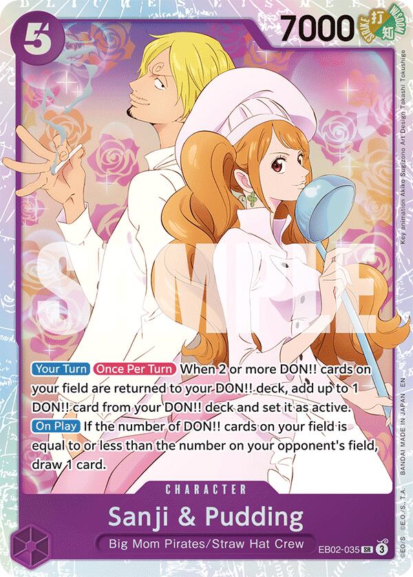Sanji & Pudding [Extra Booster: Anime 25th Collection] | Total Play