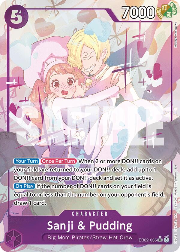 Sanji & Pudding (Alternate Art) [Extra Booster: Anime 25th Collection] | Total Play