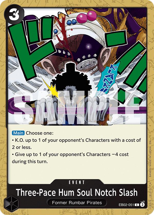 Three-Pace Hum Soul Notch Slash [Extra Booster: Anime 25th Collection] | Total Play