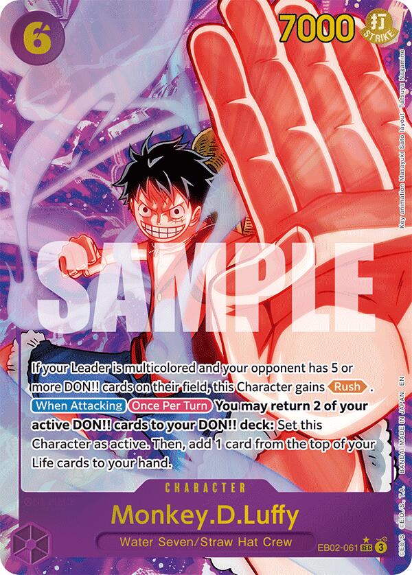 Monkey.D.Luffy (061) (Alternate Art) [Extra Booster: Anime 25th Collection] | Total Play