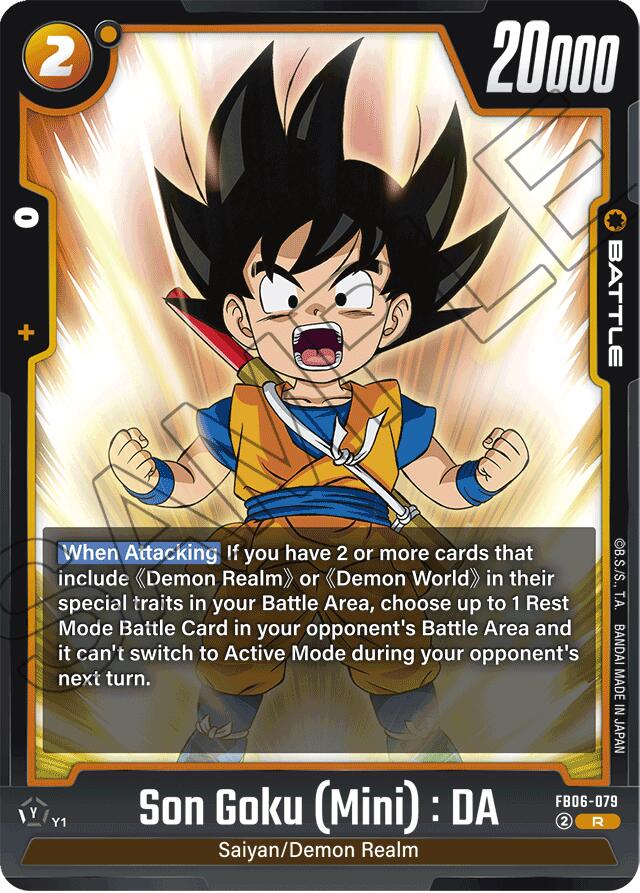 Son Goku (Mini) : DA - FB06-079 [Rivals Clash] | Total Play