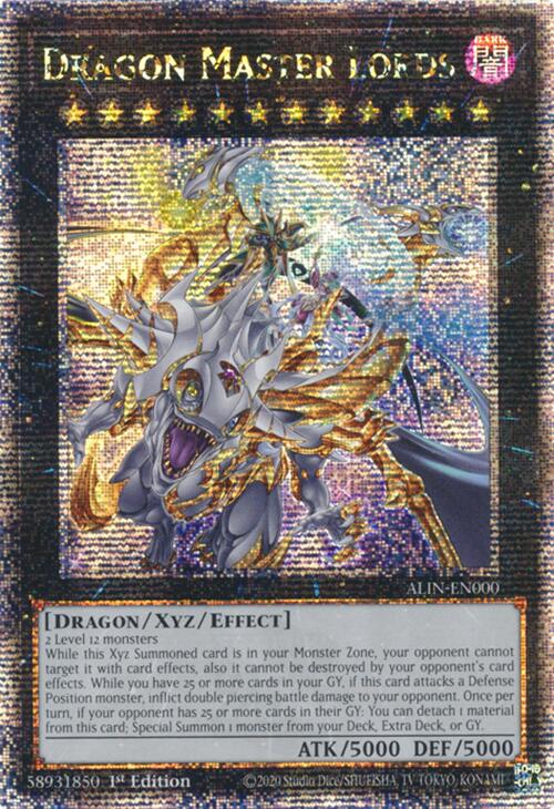 Dragon Master Lords [ALIN-EN000] Quarter Century Secret Rare | Total Play