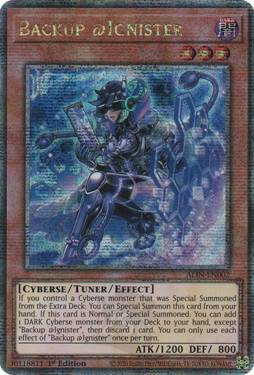Backup @Ignister [ALIN-EN002] Quarter Century Secret Rare | Total Play