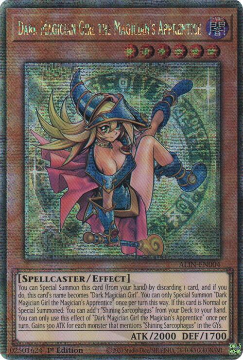 Dark Magician Girl the Magician's Apprentice [ALIN-EN004] Quarter Century Secret Rare | Total Play