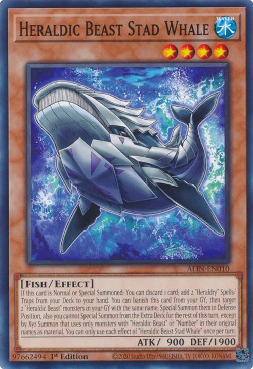 Heraldic Beast Stad Whale [ALIN-EN010] Common | Total Play