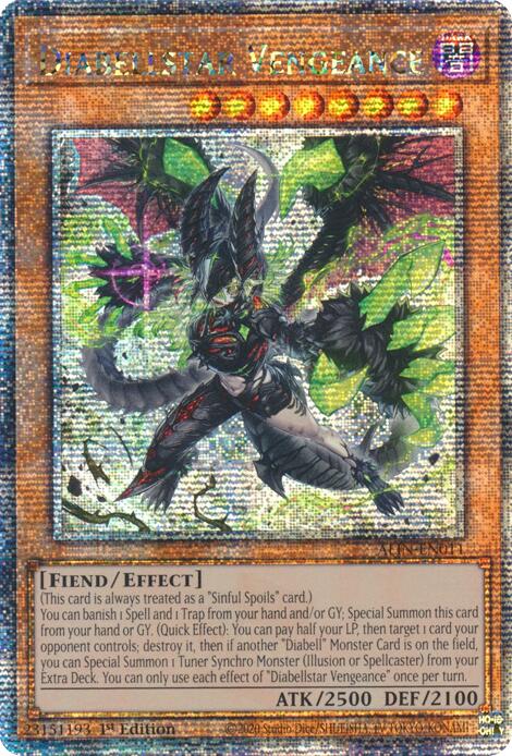 Diabellstar Vengeance [ALIN-EN011] Quarter Century Secret Rare | Total Play