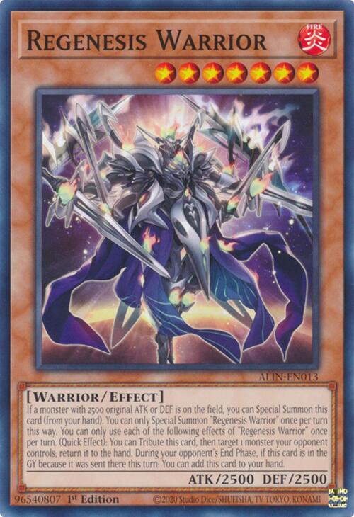 Regenesis Warrior [ALIN-EN013] Common | Total Play