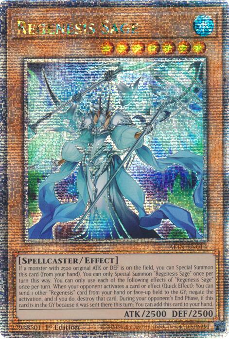 Regenesis Sage [ALIN-EN014] Quarter Century Secret Rare | Total Play