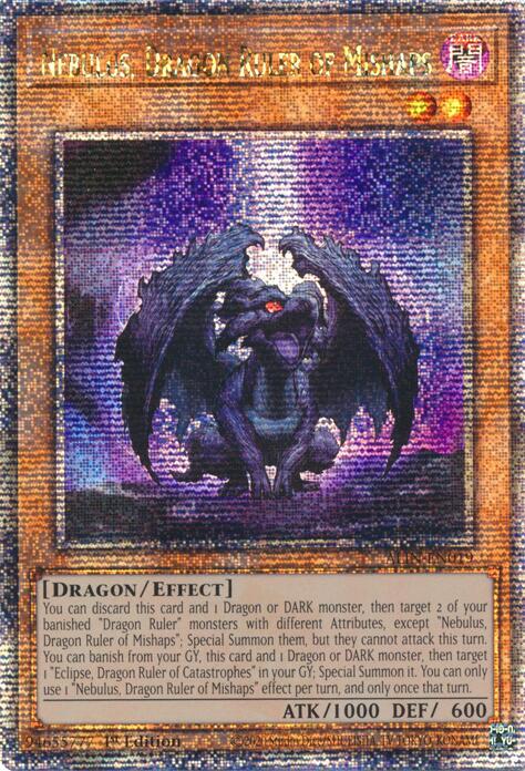 Nebulus, Dragon Ruler of Mishaps [ALIN-EN019] Quarter Century Secret Rare | Total Play