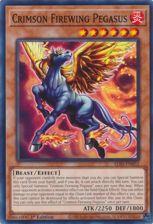 Crimson Firewing Pegasus [ALIN-EN032] Common | Total Play