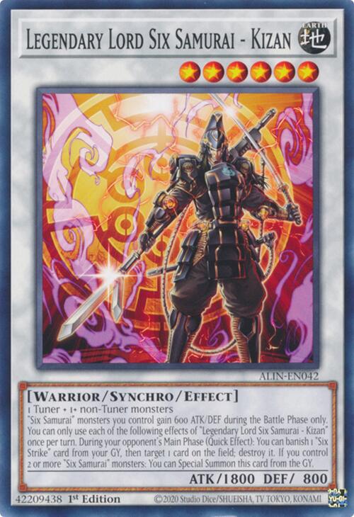 Legendary Lord Six Samurai - Kizan [ALIN-EN042] Common | Total Play