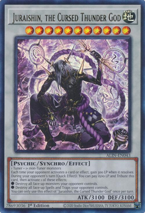 Juraishin, the Cursed Thunder God [ALIN-EN043] Ultra Rare | Total Play