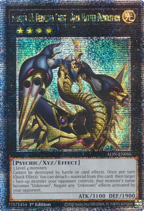 Number 69: Heraldry Crest - Dark Matter Demolition [ALIN-EN046] Quarter Century Secret Rare | Total Play