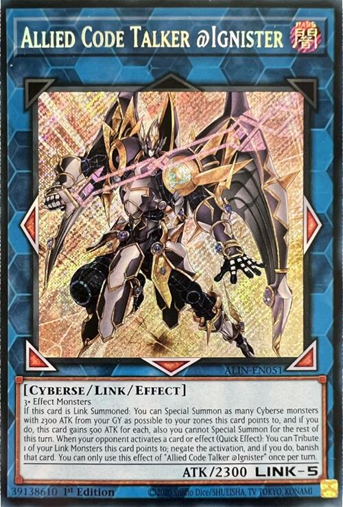 Allied Code Talker @Ignister [ALIN-EN051] Secret Rare | Total Play