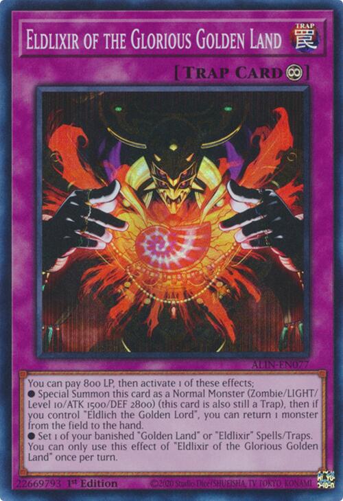 Eldlixir of the Glorious Golden Land [ALIN-EN077] Super Rare | Total Play