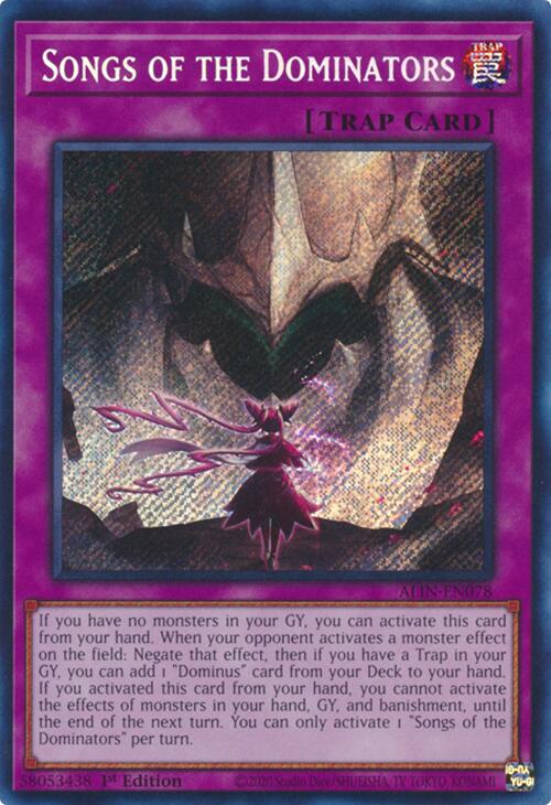 Songs of the Dominators [ALIN-EN078] Secret Rare | Total Play